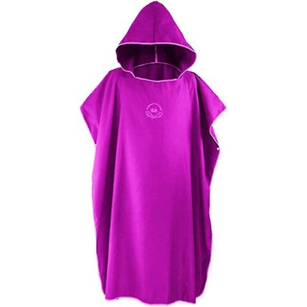 Surffaukseen ja uintiin tarkoitettu huppu poncho - Kompakti ja nopeasti kuivuva - Yksi koko sopii kaikille