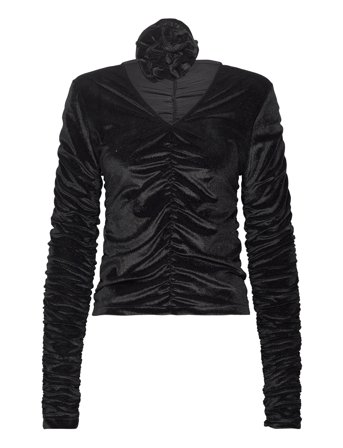 Ibiza Rose Top Black NORR