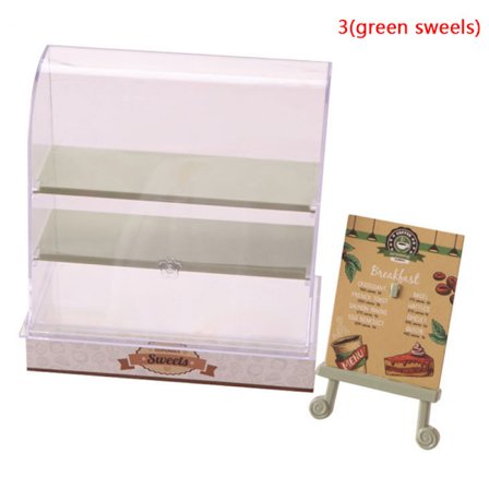 1:12 Dukkehus Miniatyr Kake Vitrineskap Modell Håndverksdekor