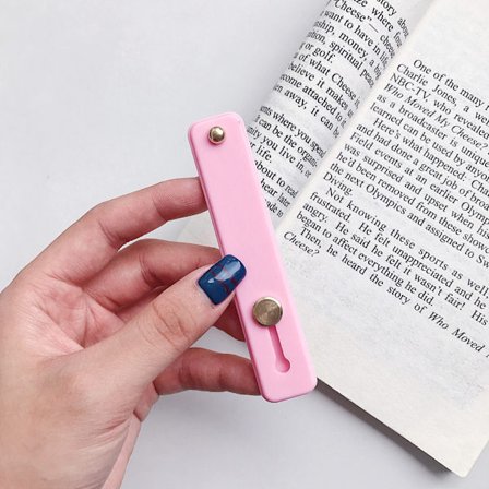 Mobilringhållare i silikon, telefonbaksida klistermärke hållare, enfärgad push-pull silikonhållare, live streaming lat person hållare