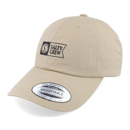Salty Crew - Beige unconstructed Czapka Z Daszkiem - Alpha Khaki Dad Cap @ Hatstore