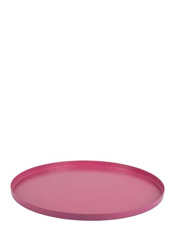 present time Tray Servir Round Medium - Pink - Ø 35 CM
