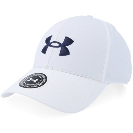 Under Armour - Drive Low White Adjustable Adjustable White Cap - @ Hatstore