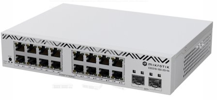 MikroTik CSS318-16G-2S+IN 16xGbE 2xSFP+ Switch
