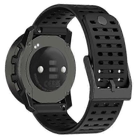 BlackSport-ranneke, yhteensopiva Suunto Vertical / 9 Peak Pro / 9 Peak / 5 Peak -kellojen kanssa, 22 mm silikoninen kellon ranneke