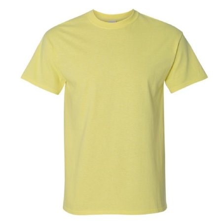 Gildan Mens Ultra Cotton Kortärmad T-shirt L Majs