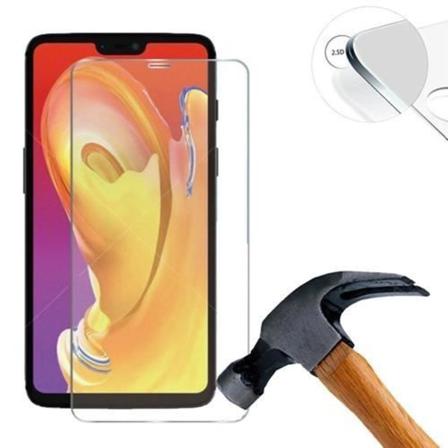 Lusee 2 x hærdet glas skærmbeskytter til Oneplus 6 6.28 Transparent 9H 2.5D