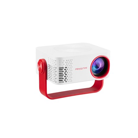 Kannettava 1080P HD -projektori: Nauti elokuvista missä tahansa White+Red
