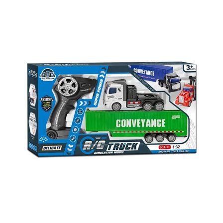 Radiostyrd lastbil med släpvagn 1:48 - modell "Fuel-Tank" eller "Conveyance" -