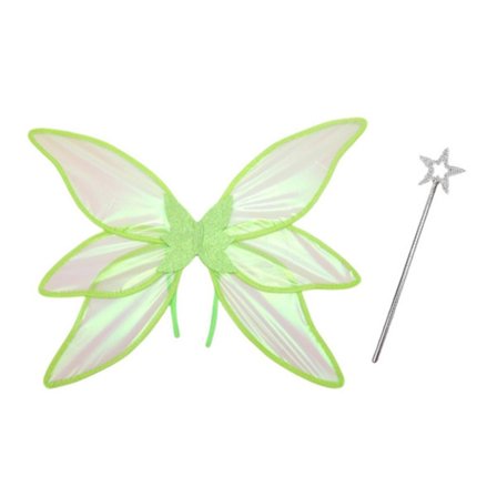 Fairy Wings Princess Dress-Up Wings GRØNN