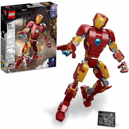 LEGO 76206 Marvel Iron Man artikuleret rustning, Avengers Legetøj, Iron Man Figur, Age of Ultron Movie, Infinity, Børn 9 år Flerfärgad