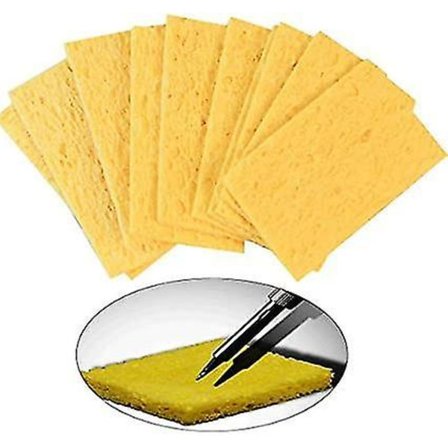 Svamp för rengöring av lödspetsar till elektriska lödkolvar