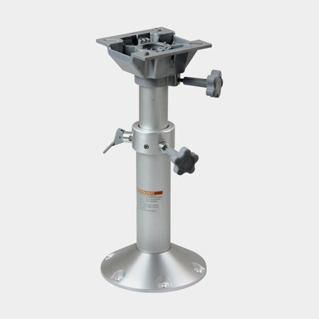 Pilar para assento ESM, 360°, ajustável 43 - 63 cm, Ø6 cm, Ø23 cm