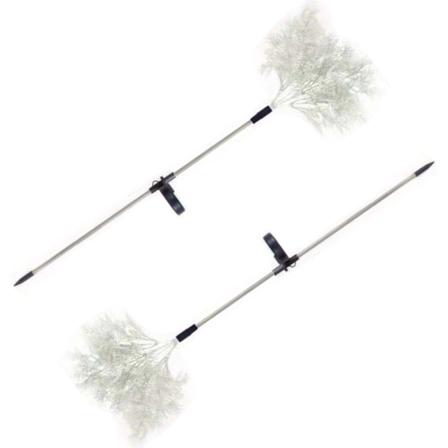 2 stk hagelys solrimelys hageblomsterlys for