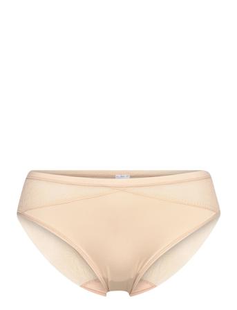 Eco Sense Lace Brief Trosa Brief Tanga Beige Calida
