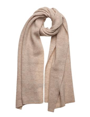 Slflulu Linna Knit Scarf B Accessories Scarves Winter Scarves Rosa Selected Femme