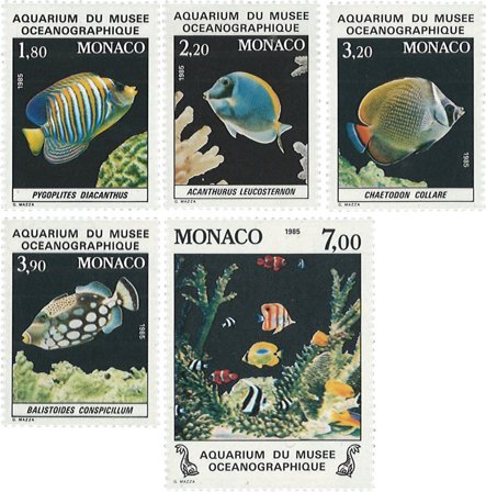 Monaco 1985 - YT 1483-1487 - Postfrisk - Postfrisk