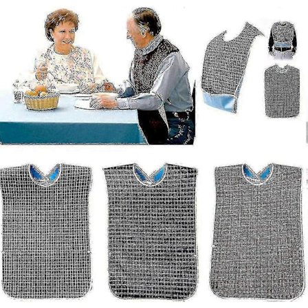 3 Pakke Voksen Smekker med Smulefanger - Vaskbar Voksen Spisesmekke, Stor Voksen-Perfekt