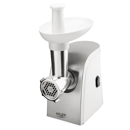 Elektrisk Köttkvarn med 3 skivor från Adler