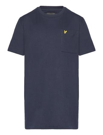Pocket Tee T-shirts Short-sleeved Marineblå Lyle & Scott Junior*Betinget Tilbud