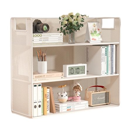 Flerlagrad Hylla Ställ Multifunktionell Metallnät Skrivbordsfilsorterare