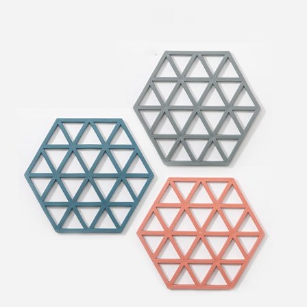 Skridsikker silikoneunderlag Anti-varme grydeunderlag Køkkenmåtte Silikone Pan Protector