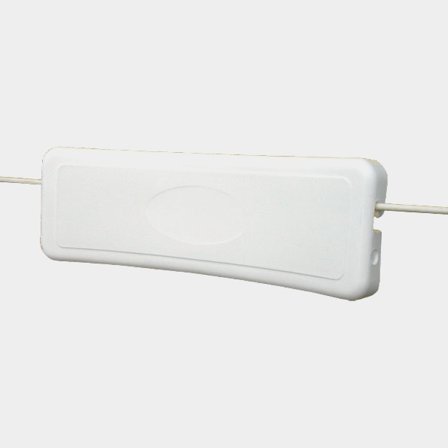 Ryglæn for ræling UltraGlozz Back-Supporter, 38 x 12 cm, hvid