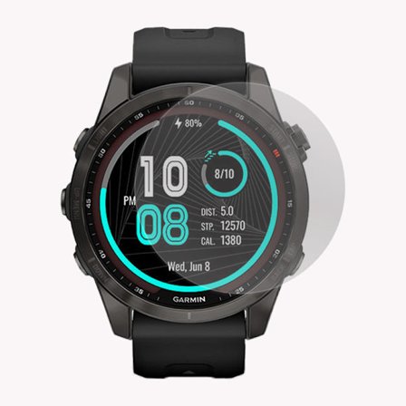 Skærmbeskytter af hærdet glas til Garmin Fenix 7X (2-pak)