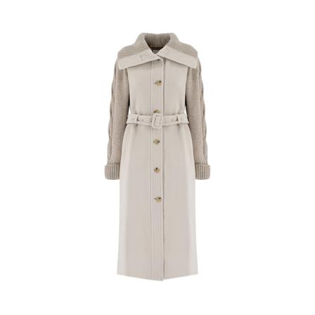 Eleventy, Coat Beige, Dames, Maat:M
