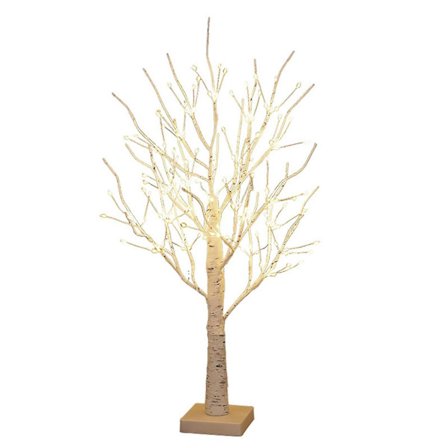 60 cm Bordbonsai Trelys 144 LED-trådlys