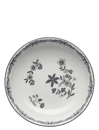 Ostindia Svart Plate Deep 22Cm Black Rörstrand