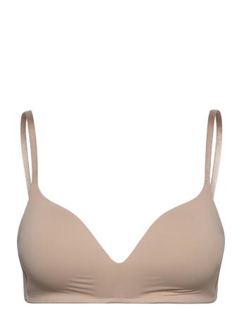 Bra Flora Theresia Lingerie Bras & Tops Soft Bras Non Wired Bras Beige Lindex
