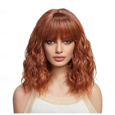 Lyhyt Kihara Tuhkanvaalea Synteettinen Peruukki Vaaleat Hiukset Peruukit Naisille Päivittäiseen Cosplayhin Luonnollinen Peruukki-A