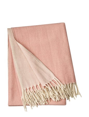 Bogart Throw Pink LINUM