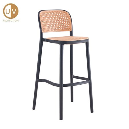 Vienna skammel sort natur 52,5x51x103 cm