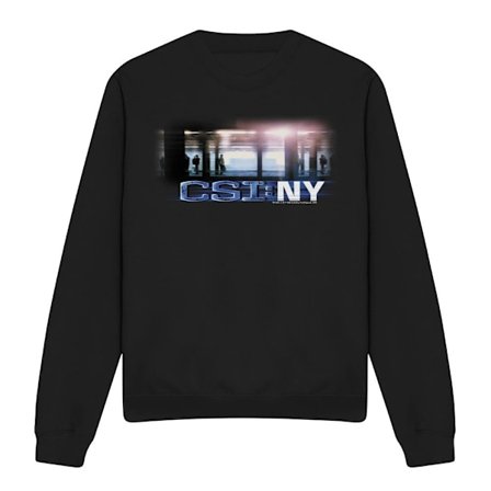CSI Unisex Vuxen New York Subway Sweatshirt S Svart