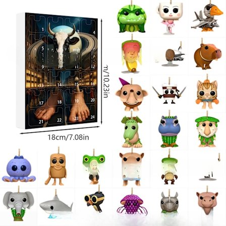 Italiensk Brainrot Tung Sahur Figur Blind Box Tralalero Figurer{FY} A5