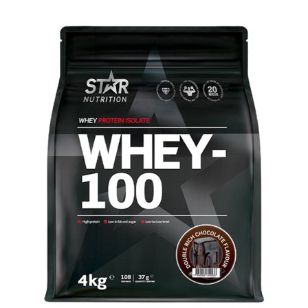 Star Nutrition Whey-100 Myseprotein 4 kg