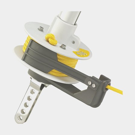 Paquete de sistema de enrollado para focs & génois (enrollador de foc / enrollador de génois) Plastimo 406S, Ø130 mm, con tambor de línea & giratorio 