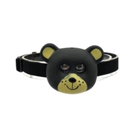 Dejlig Barn LED Forlygte AAA Batteri Dyr Shape Sød Pandelygte på hoved