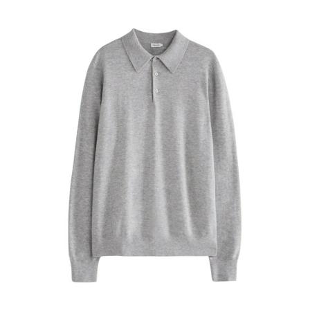 Filippa K Polo Shirt Grå, Herre