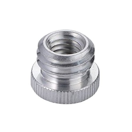 Skruvadapter i aluminiumlegering 1/4'' till 5/8" Adapter för 5/8" Gänga laser Nivå Avståndsmätare Stativ 1/4"