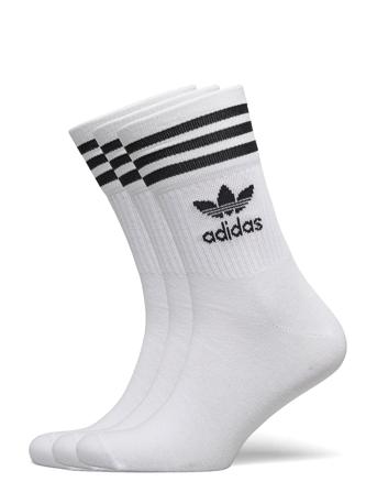 Mid Cut Crew Socks 3 Pairs Underwear Socks Regular Socks Vit Adidas Originals