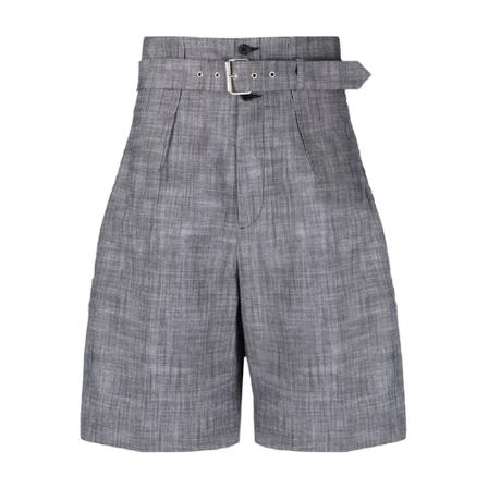 Philosophy di Lorenzo Serafini high-waist-ed-knee-length-shorts Grå, Dame