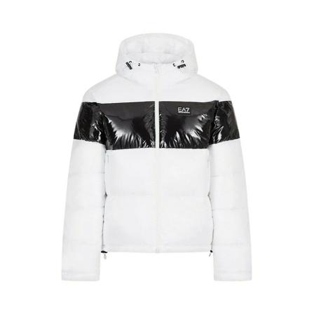 Emporio Armani Ea7, Winter Jackets Biały, Mężczyzna, Rozmiar: XL
