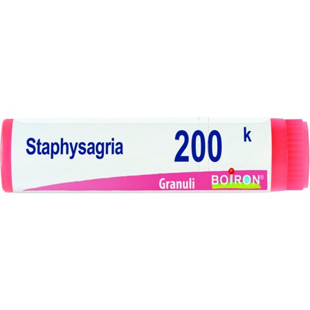 Boiron Staphysagria Globuli 200K Dose 1g