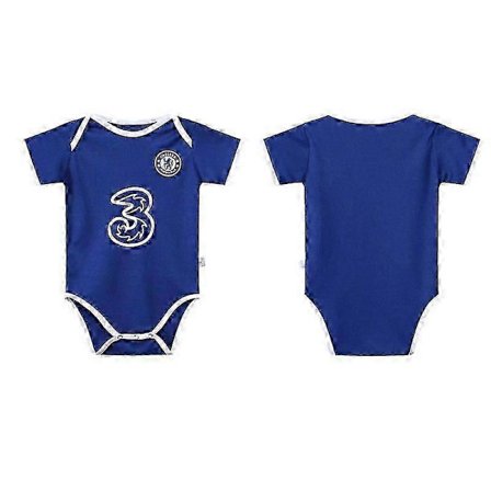 2022-2023 Unik Fotbollströja för Småbarn Kortärmad Jumpsuit 6-18 Månader