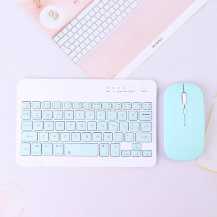 Trådløst tastatur Tablet Computer Bluetooth Tastatur Mus Sæt