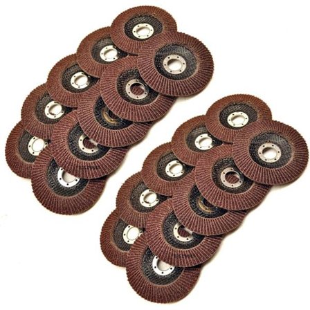 20 x Klaffskivor 40 Korn Vinkelslip 4,5" (115mm) Plan Slipning Slipning