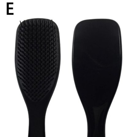 Flokeløsende hårbørste for vått/tørt hår Eliminerer floker svart 1 stk